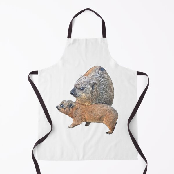 Item preview, Cute mom and baby rock hyrax walking designed and sold by SillyLittleSnek.