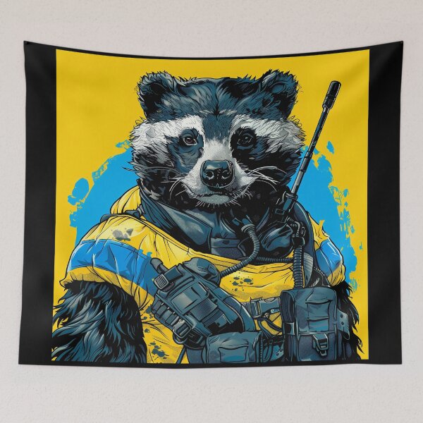 Item preview, TEAM HONEY BADGER: YELLOW BLUE  designed and sold by Zen Candy 3000 Travis Nicholas Zariwny.