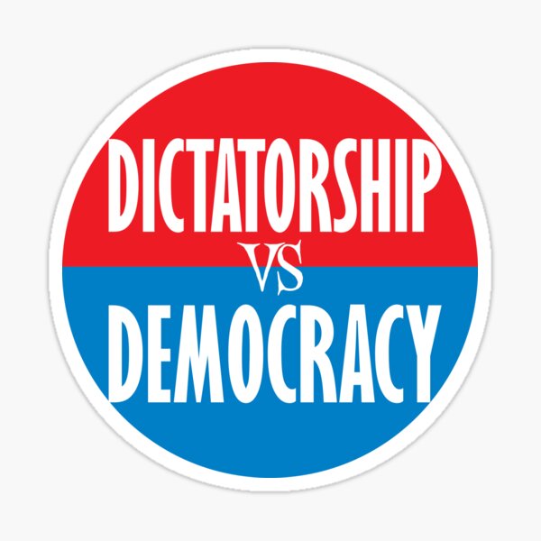 Artikel-Vorschau von Diktatur vs. Demokratie: Rettet die Demokratie, Wahl 2024, designt und verkauft von mamahellfire31.