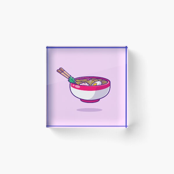 Item preview, Ramen Noodle with Floating Chopsticks Cartoon Vector Icon designed and sold by hjian8219.