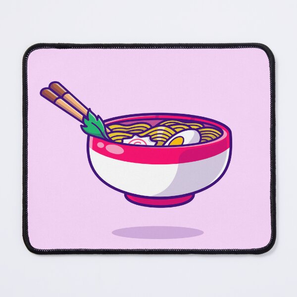 Item preview, Ramen Noodle with Floating Chopsticks Cartoon Vector Icon designed and sold by hjian8219.