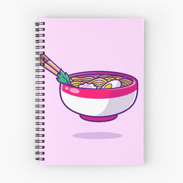 Item preview, Ramen Noodle with Floating Chopsticks Cartoon Vector Icon designed and sold by hjian8219.