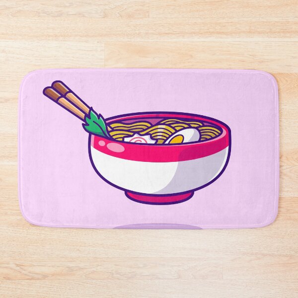 Item preview, Ramen Noodle with Floating Chopsticks Cartoon Vector Icon designed and sold by hjian8219.