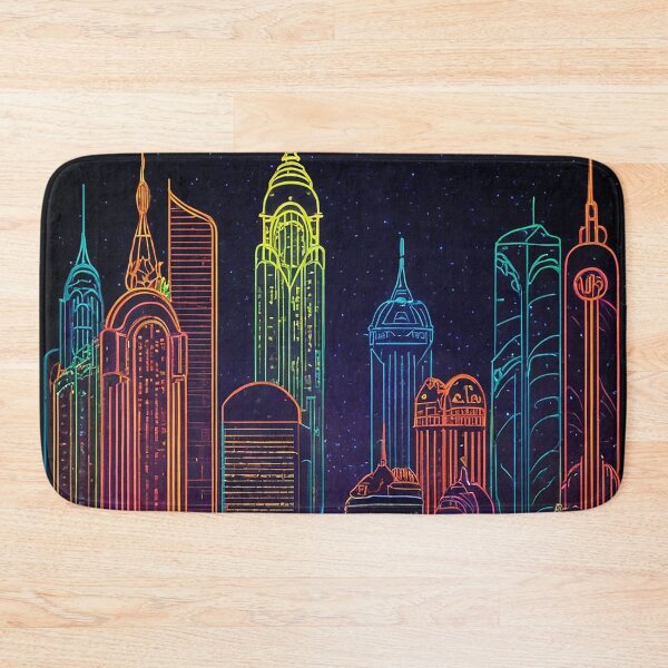 Item preview, Neon Metropolis designed and sold by BoyFriendAI.
