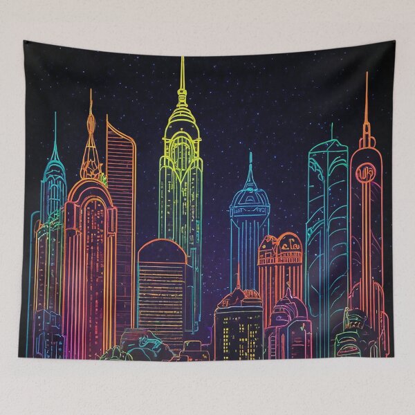 Item preview, Neon Metropolis designed and sold by BoyFriendAI.