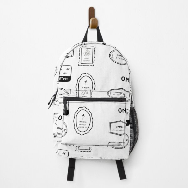 Item preview, Omaha - Travel Stamp Collection | Minimalist Design | Black and White designed and sold by RM-Journey.