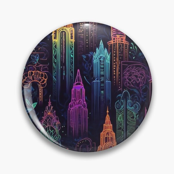 Item preview, Neon Metropolis II designed and sold by BoyFriendAI.