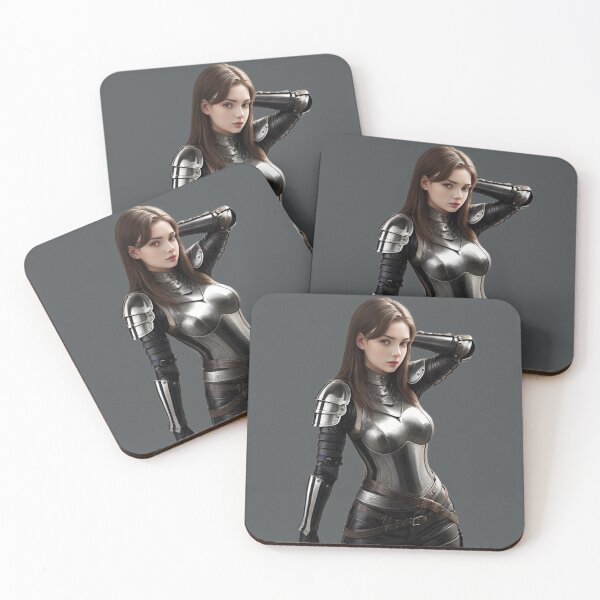 Item preview, Armored futuristic female warrior designed and sold by MartineP77.