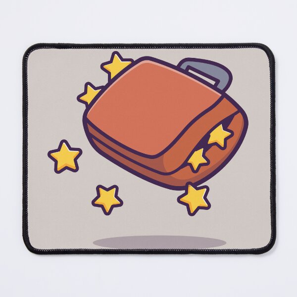 Item preview, Suitcase Bag with Star Cartoon Vector Icon designed and sold by hjian8219.