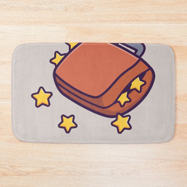 Item preview, Suitcase Bag with Star Cartoon Vector Icon designed and sold by hjian8219.