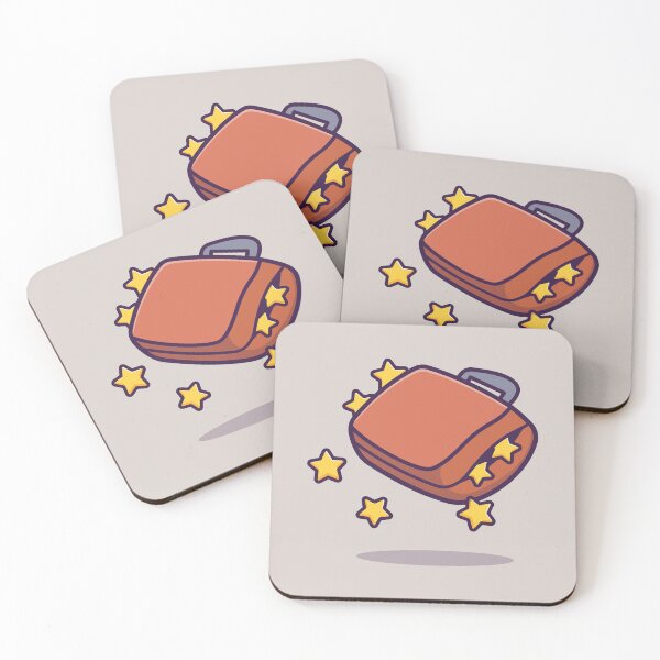 Item preview, Suitcase Bag with Star Cartoon Vector Icon designed and sold by hjian8219.