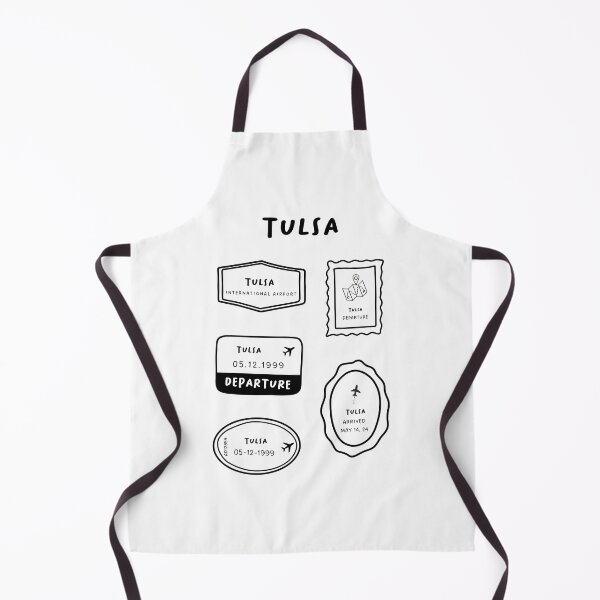 Item preview, Tulsa - Travel Stamp Collection | Minimalist Design | Black and White designed and sold by RM-Journey.