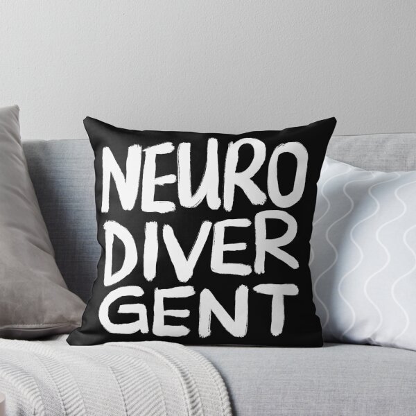 Item preview, Neurodivergent (White Text) designed and sold by JillPillDesign.