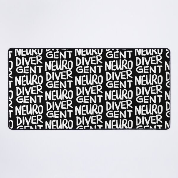 Item preview, Neurodivergent (White Text) designed and sold by JillPillDesign.