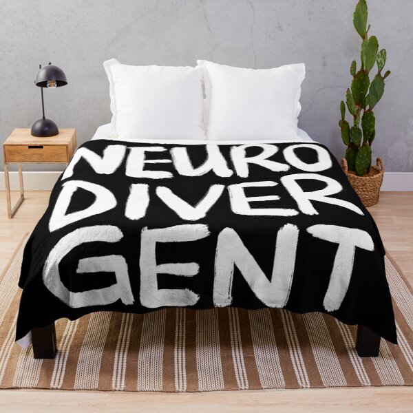 Item preview, Neurodivergent (White Text) designed and sold by JillPillDesign.