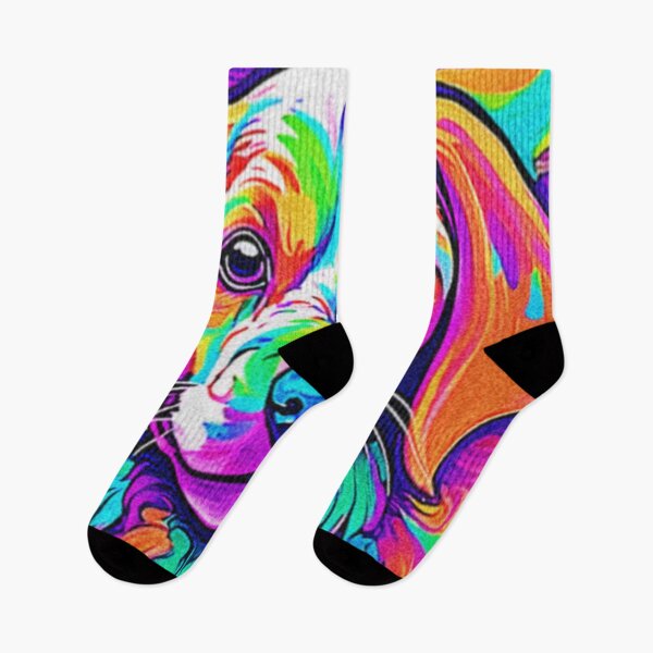 Item preview, Rainbow Puppy: Cartoon Glow designed and sold by Health And Fitness Posts e-Store.