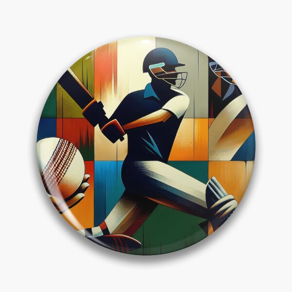 Item preview, Cricket Abstract Art Collage designed and sold by SportsT-Shirts.