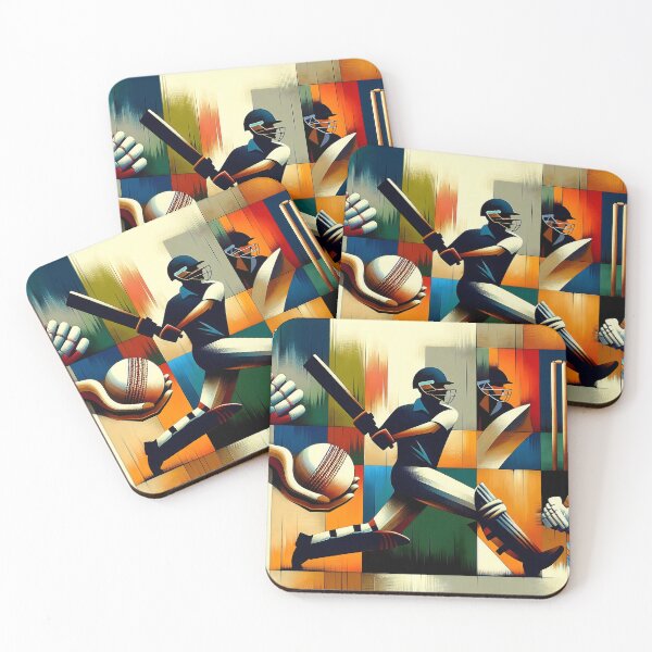 Item preview, Cricket Abstract Art Collage designed and sold by SportsT-Shirts.