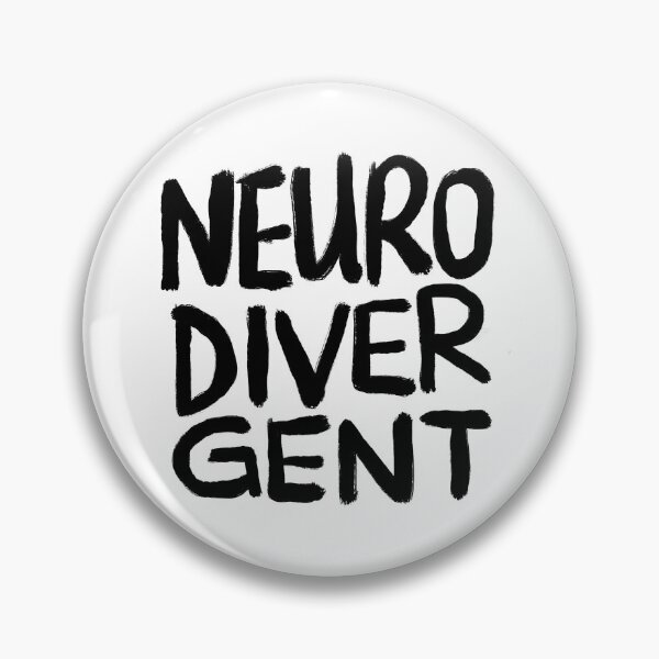 Item preview, Neurodivergent (Black Text) designed and sold by JillPillDesign.