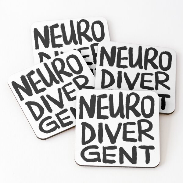 Item preview, Neurodivergent (Black Text) designed and sold by JillPillDesign.