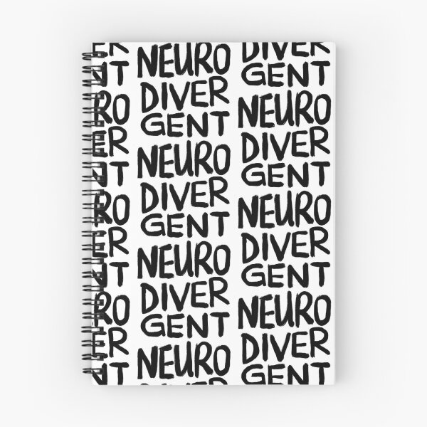 Item preview, Neurodivergent (Black Text) designed and sold by JillPillDesign.