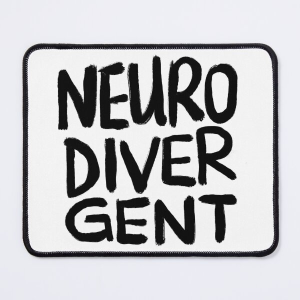 Item preview, Neurodivergent (Black Text) designed and sold by JillPillDesign.