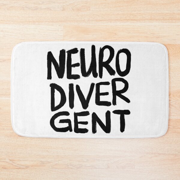 Item preview, Neurodivergent (Black Text) designed and sold by JillPillDesign.