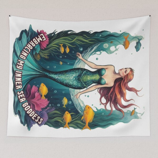 Item preview, Embracing My Inner Sea Goddess - Mermaid designed and sold by RaeWhimsy.