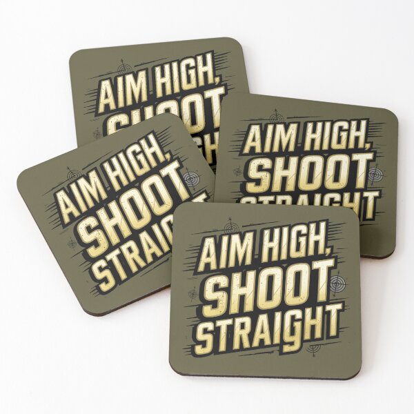 Item preview, Aim High Shoot Straight - Airsoft Enthusiast designed and sold by SewnMemories.