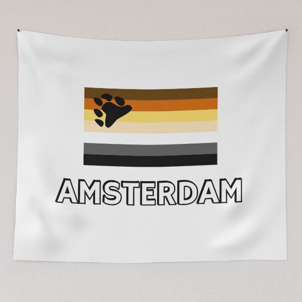 Item preview, Bear Pride Flag Amsterdam designed and sold by Inspirationmotivation.
