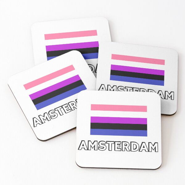 Item preview, Genderfluid Pride Flag Amsterdam designed and sold by Inspirationmotivation.