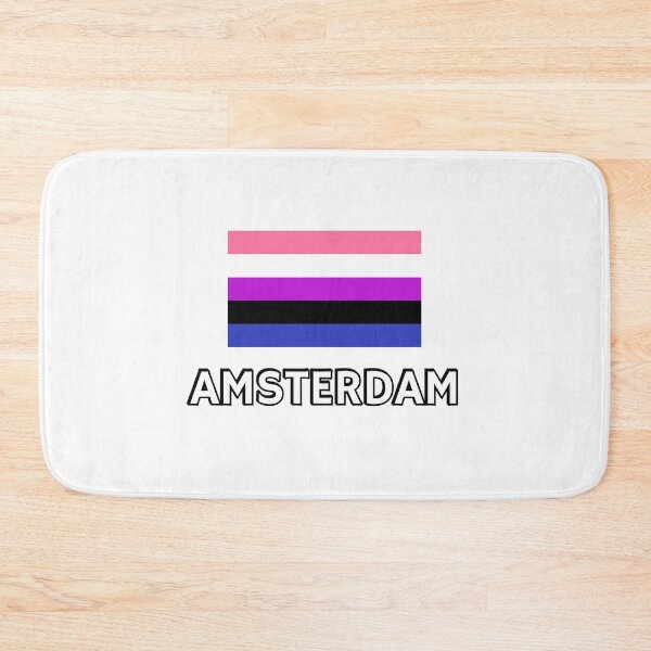 Item preview, Genderfluid Pride Flag Amsterdam designed and sold by Inspirationmotivation.