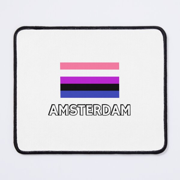 Item preview, Genderfluid Pride Flag Amsterdam designed and sold by Inspirationmotivation.