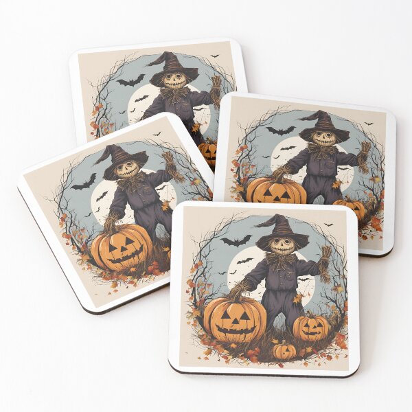 Item preview, scarecrow with jack o lanterns designed and sold by DutchAZ.