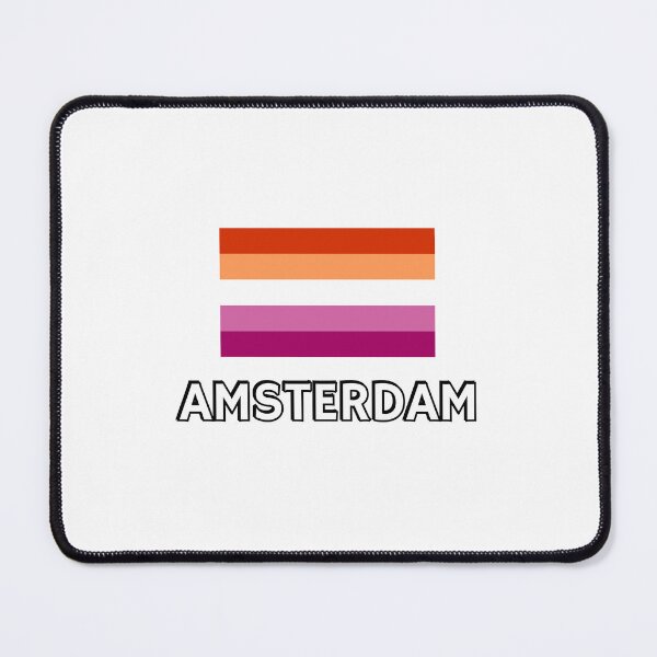 Item preview, Lesbian Pride Flag Amsterdam designed and sold by Inspirationmotivation.