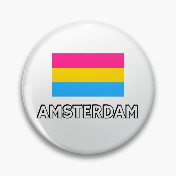 Item preview, Pan Pride Flag Amsterdam designed and sold by Inspirationmotivation.
