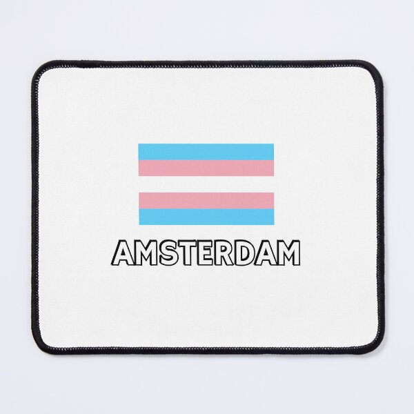 Item preview, Trans Pride Flag Amsterdam designed and sold by Inspirationmotivation.