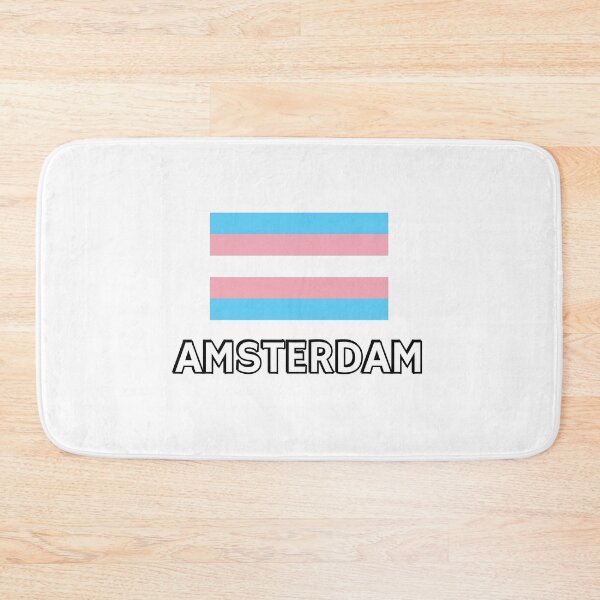 Item preview, Trans Pride Flag Amsterdam designed and sold by Inspirationmotivation.