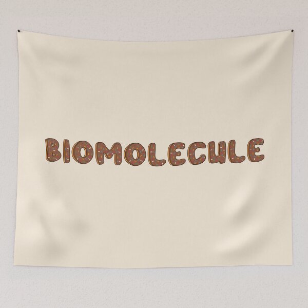 Item preview, biomolecule Word Shaped Like Chocolate Donuts  designed and sold by ITCHAWAWAA.