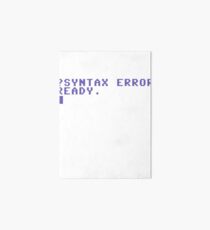 Syntax Error Art Board