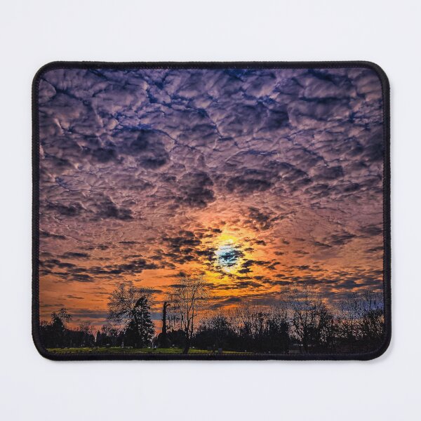Item preview, Beautiful Dark Glowing Cemetery Sunset designed and sold by TwistedP-Photos.