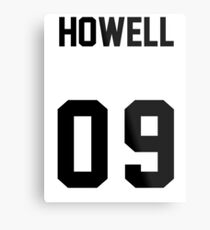 danisnotonfire Jersey (black on white) Metal Print