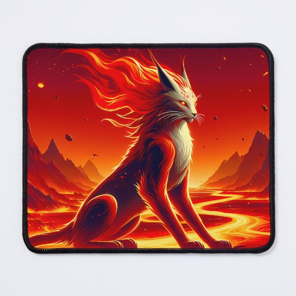 Item preview, Lava Fire Lynx, Ai Generated Art designed and sold by ACC .