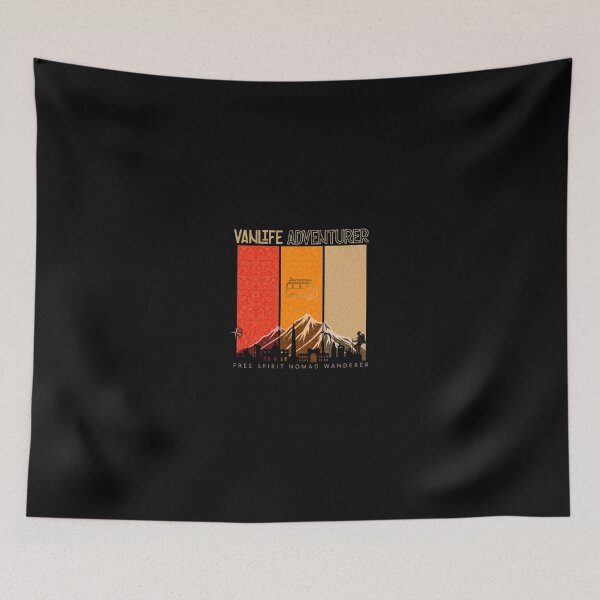 Item preview, Vanlife Adventurer, Red, Orange and Beige  designed and sold by UKVanlife.
