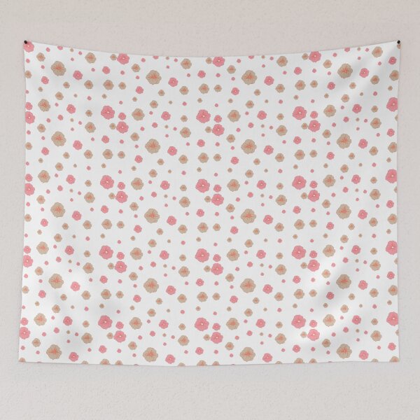 Item preview, cute pink flowers designed and sold by Courtney Croxall.