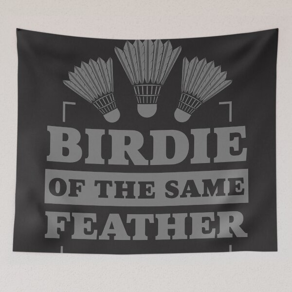 Item preview, Badminton Birdie Same Feather designed and sold by iamKaye.
