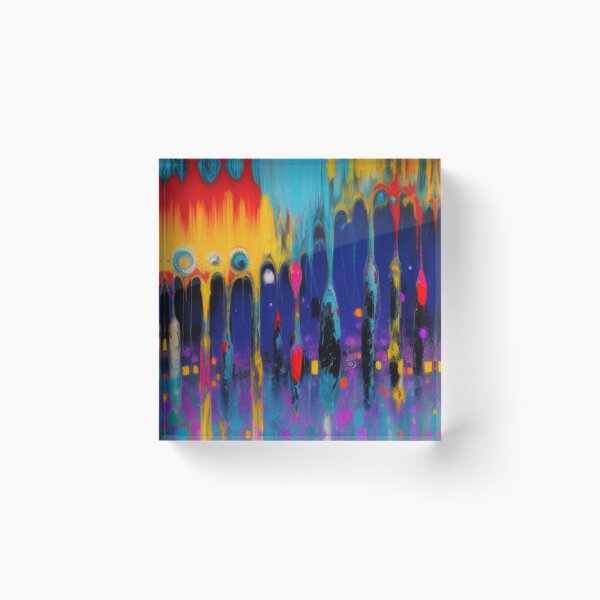 Item preview, Abstract In the City Art designed and sold by TheDarkWardrobe.
