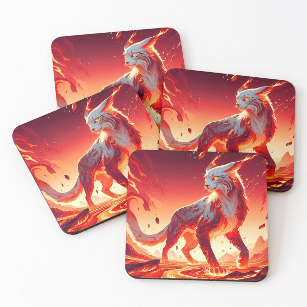 Item preview, Lava Fire Lynx, Ai Generated Art  designed and sold by ACC .