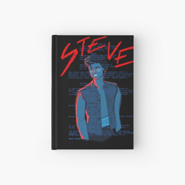 Artikel-Vorschau von Steve – Stranger Things Drehbuch-Collage, designt und verkauft von CherryCatDraws.
