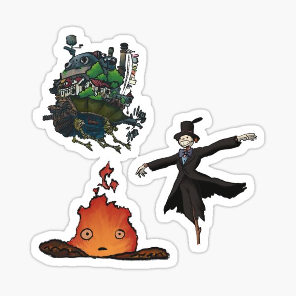Item preview, Howl's Moving Castle Sticker Pack designed and sold by cellal.